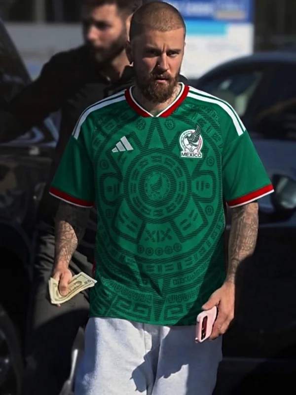 Justin Bieber Mexico Jersey Justin Bieber Mexico Jersey
