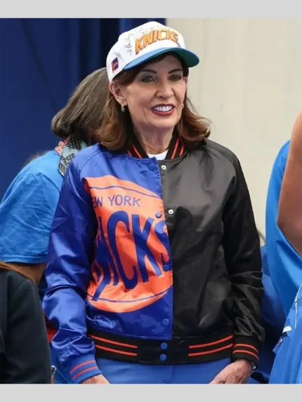 Kathy Hochul Knicks Victory Parade 2026 Jacket