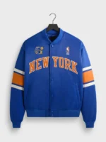 Kith for the New York Knicks 2026 Champions Satin Bomber Jacket