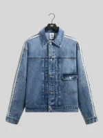 Kith x Messi Adidas Football Denim Jacket Blue