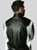 Kith x Messi x Adidas Black Leather Jacket