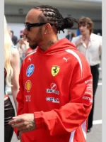Lewis Hamilton Ferrari Hoodie Red