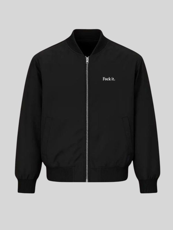 Mad Lads Black Bomber Jacket Mad Lads Black Bomber Jacket