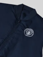 Manchester City Varsity Bomber Jacket Navy & White