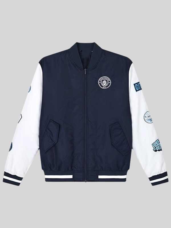Manchester City Varsity Jacket Manchester City Varsity Jacket