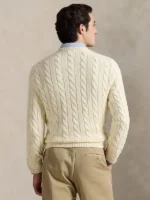 Men's Cable-Knit Cotton Sweater Polo Ralph Lauren