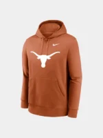 Men's Nike White Texas Longhorns Primetime Club Fleece Pullover Hoodie