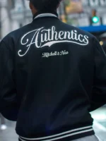 Mitchell & Ness Authentic Jacket Black Wool Versity