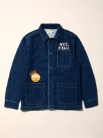 NY Knicks Championship Studio Jacket Blue
