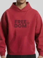 New Year Freedom Hoodie Red