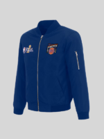 New York Knicks 2026 NBA Finals Champions Blue Bomber Jacket
