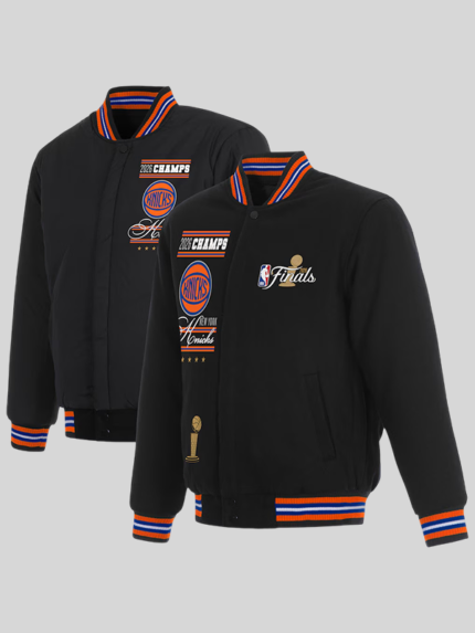 New York Knicks 2026 NBA Finals Champions Reversible Wool Jacket