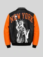 New York Knicks Championship Leather Jacket