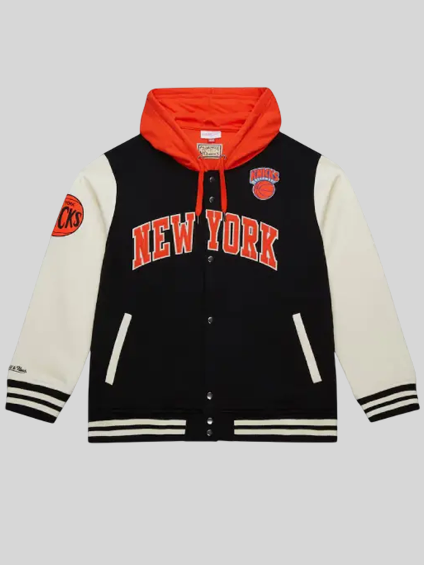 New York Knicks Courtside Jacket Black New York Knicks Courtside Jacket Black