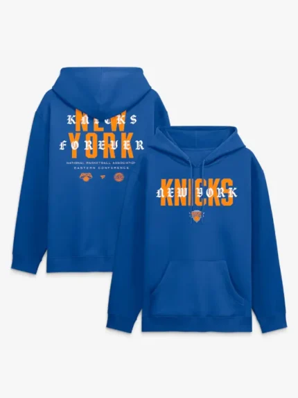New York Knicks Forever Legacy Hoodie Blue