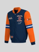 New York Knicks JH Design Navy 2026 NBA Finals Champions Nylon Jacket