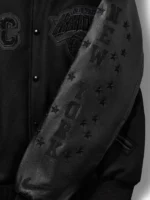New York Knicks Nike 2026 NBA Finals Champions Black Varsity Jacket