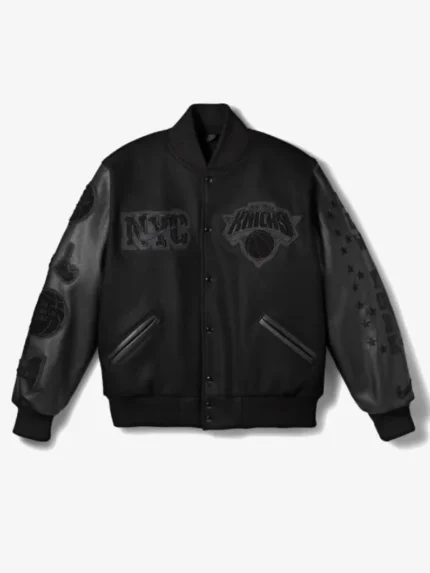 New York Knicks Nike Black 2026 NBA Finals Champions Jacket