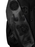 New York Knicks Nike Black 2026 NBA Finals Champions Varsity Jacket