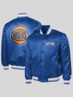 New York Knicks Starter Basketball Logo Varsity Jacket