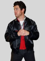 Nick Jonas Tecate Emblema Mexico 2026 Black Porsche Bomber Jacket