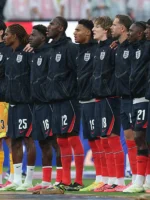 Nike England FIFA World Cup 2026 Navy Blue Hooded Anthem Jacket