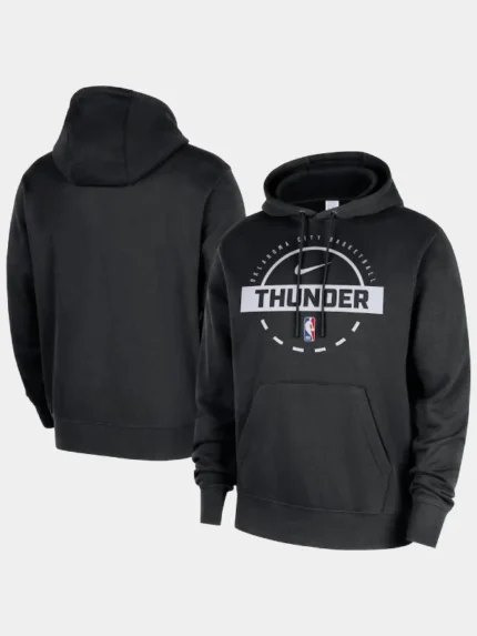 Nike Okc Thunder Hoodie Black