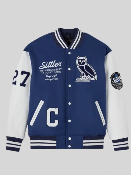 OVO Darryl Sittler Toronto Maple Leafs Varsity Jacket