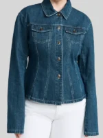 Off Campus S01 Ella Bright Denim Jacket - Blue