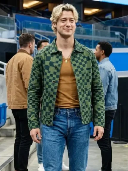 Off Campus S01 Stephen Kalyn Green Printed Jacket