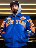 Pelle Pelle x FISLL for the city of knicks jacket