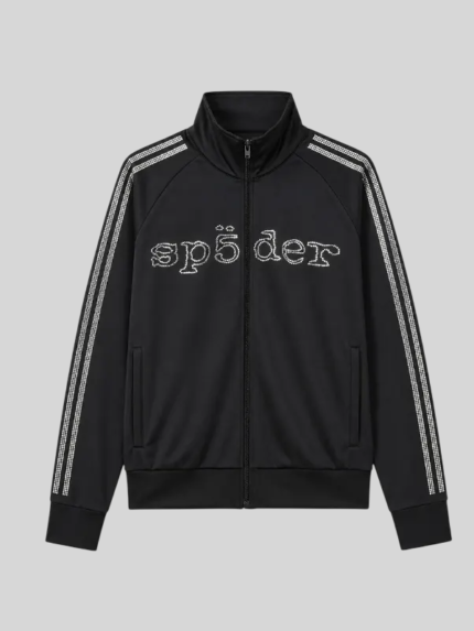SP5DER Premium Rhinestone Embellished Track Jacket