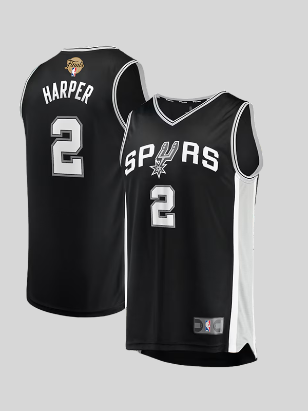 San Antonio Spurs Dylan Harper 2026 NBA Finals Jersey San Antonio Spurs Dylan Harper 2026 NBA Finals Jersey