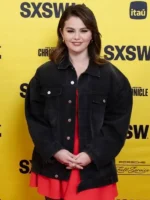 Selena Gomez SXSW Festival 2024 Black Denim Jacket