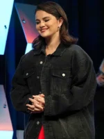 Selena Gomez SXSW Festival Black Denim Jacket