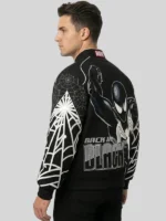 Spiderman Varsity Jacket Black in Black