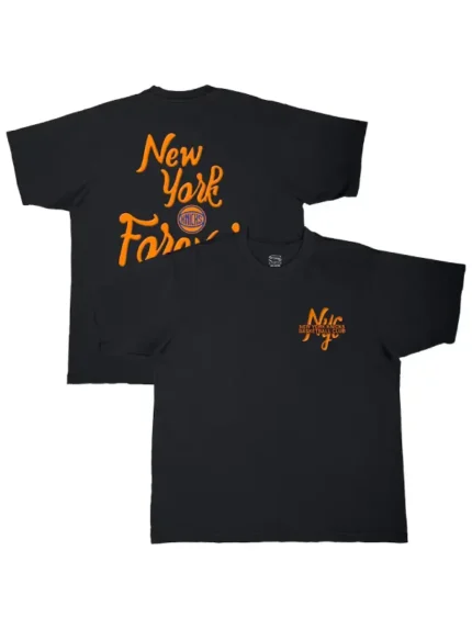 Stadium Essentials New York Knicks Forever T-Shirt Black