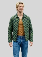 Stephen Kalyn Off Campus S01 Green Printed Jacket