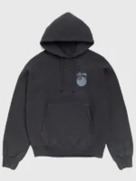 Stussy 8 Ball Graphic Black Pullover Fleece Hoodie