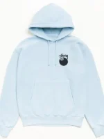 Stussy 8 Ball Graphic Blue Hoodie