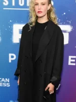 Supergirl World Premiere Penelope Mitchell Black Long Coat
