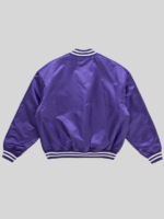 Supreme Champion Satin Varsity Jacket Purple