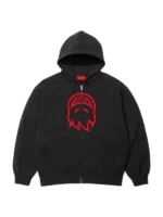 Supreme Spitfire Zip Up Hooded Sweatshirt