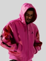 Supreme X Jordan 2026 Pink Jacket - Hooded