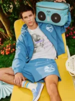 Taylor Swift I Was Midnight Rain Blue Hoodie