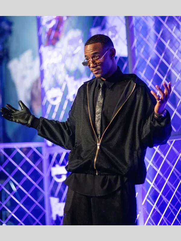 The Boys S05 Premiere Event Jessie T. Usher Black Jacket The Boys S05 Premiere Event Jessie T. Usher Black Jacket