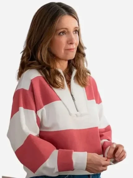 The Four Seasons Tina Fey Striped Sweatshirt