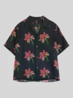 Travis Kelce NY Linen Bowling Black Shirt