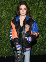Tribeca Festival Molly Gordon Knicks Leather Jacket