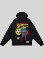 USMNT x DC Superman Comet Relaxed Black Hoodie